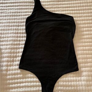 Stylish Black One-Shoulder One Piece